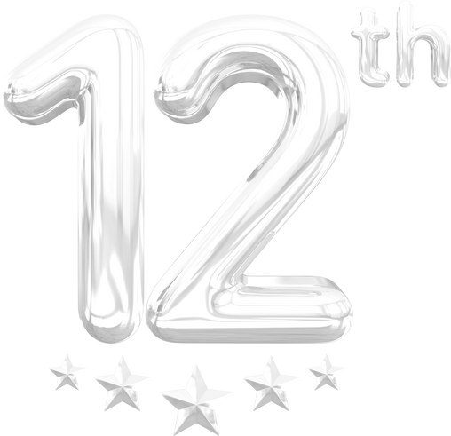 12th anniversary silver