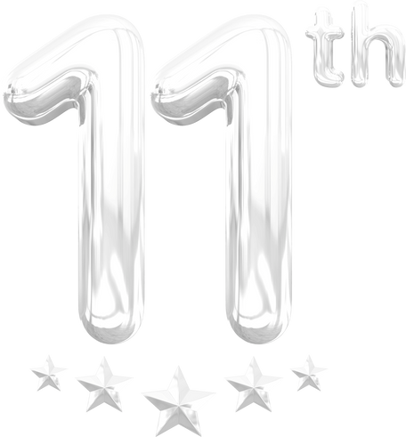 11th anniversary silver
